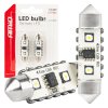 LED žárovka CANBUS 12SMD Festoon C5W 3838 41mm White 12/24V