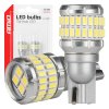 LED žárovka CANBUS T15 W16W 48SMD 4SMD 3014 3030 Bíla 12V 24V