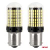 LED žárovka CANBUS BA15S P21W R10W R5W 600lm 144SMD Bílá 12V 24V