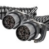 Spirálový kabel TIR 2x 15 PIN 5m 24V