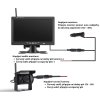 Bezdrátová couvací kamera se 7" monitorem – parkovací systém pro auto, dodávku nebo karavan