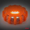 Nouzové světlo do auta s funkcí LED baterky, nabíjecí, 12SMD+3SMD, 650mAh (BATT), červené