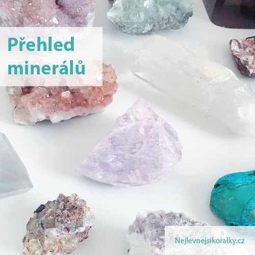Velký přehled minerálů a polodrahokamů