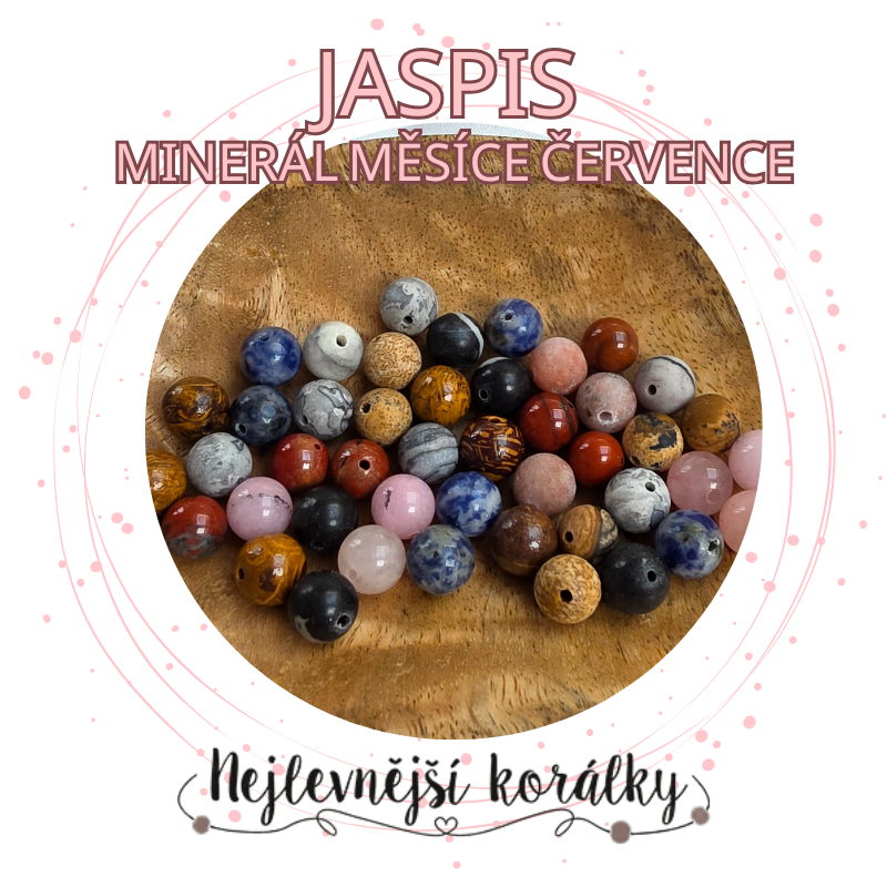 Jaspis - minerál měsíce července a kámen stability