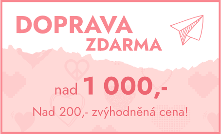 Doprava od 1000kč zdarma!