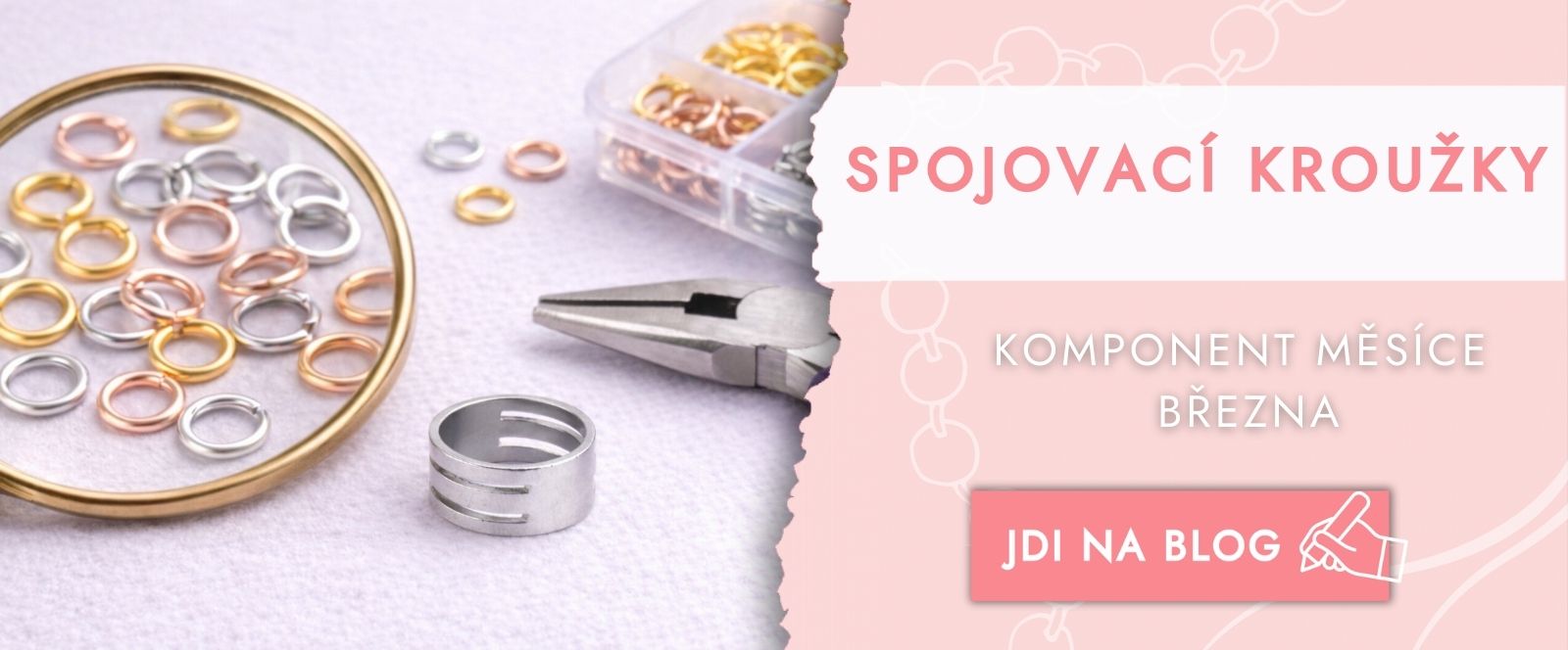 Blog - spojovací kroužky - březen