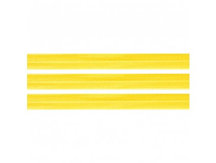 Lemovací pruženka - zářivě žlutá - 15mm - 5 m