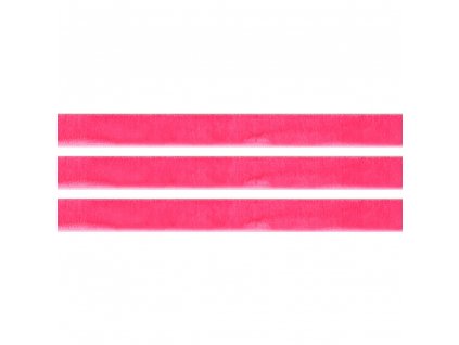 Lemovací pruženka semišová - neonově růžová - 10 mm - 5 m
