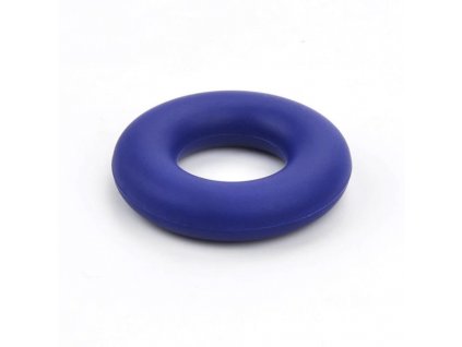 Silikonové kousátko - kruh - tmavě modré - ∅ 43 mm - 1 ks