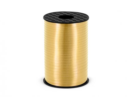 Vázací stuha - zlatá - šířka 5mm - návin 225m
