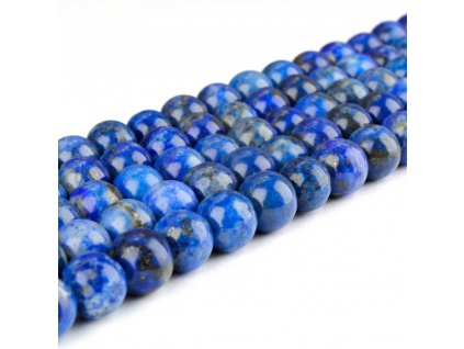 Přírodní lapis lazuli - ∅ 4 mm - 1 ks