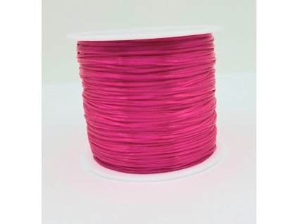 Elastická lycra - tmavě růžová - ∅ 0,8 mm - 60 m - 1 ks