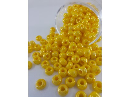Rokajl Preciosa 2/0 - žlutá - perleť - 1 g
