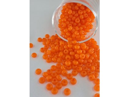 Rokajl Preciosa 6/0 - oranžová - matná - 1 g