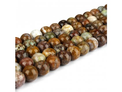 Přírodní africký opál - ∅ 6 mm - 1 ks