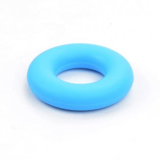 Silikonové kousátko - kruh - modré - ∅ 43 mm - 1 ks