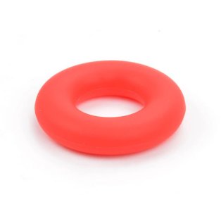 Silikonové kousátko - kruh - červené - ∅ 43 mm - 1 ks