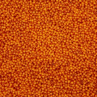 Skleněný rokajl - mandarinkový - třída A - 2 x 1,5 mm - 10 g