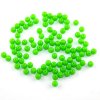 Akrylové neonové korálky - zelené - ∅ 8 mm - 10 ks