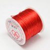 Elastická lycra v červené barvě o šířce 0,8 mm a délce cca 60 m