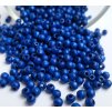 Dřevěné korálky Detoa - tmavě modré - ∅ 4 mm - 10 ks