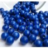 Dřevěné korálky Detoa - tmavě modré - ∅ 8 mm - 10 ks