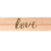 Lemovací pruženka - meruňková - "love" - 15 mm - 5 m