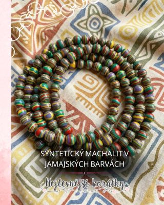 🌴Korálek v jamajských barvách se perfektně hodí pro šperky s exotickým nádechem a náramky s barevnými kontrasty. Mrkni...