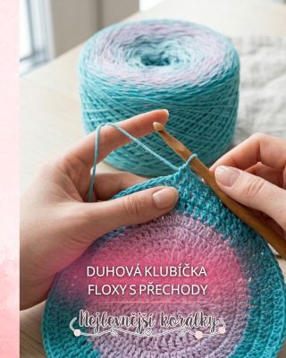 Miluješ jemné barevné přechody? Příze Floxy je čtyřnitkové duhové klubíčko s pomalými barevnými přechody, které vytváří...