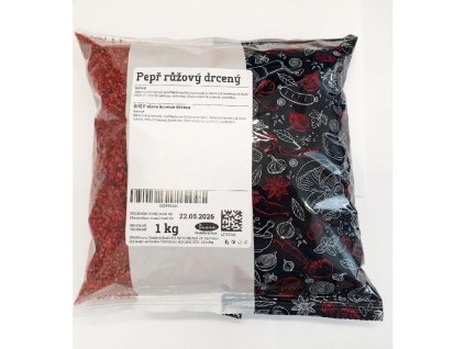 pepř růžový drcený