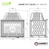 Krbová vložka KAWMET W17 - 16,1 kW Dekor ECO