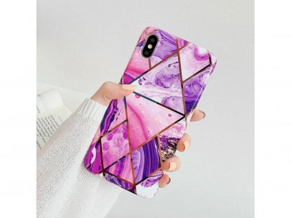 27524 ochranny kryt pro iphone xs x geometric purple