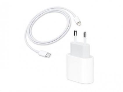 apple 18w napajeci adapter usb c kabel usb c lightning 1m i601597