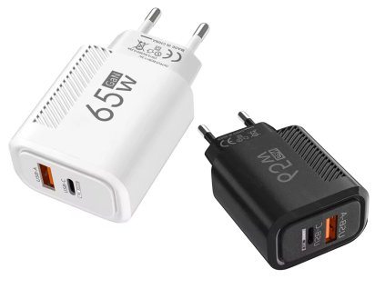 rychlonabíječka 65W port USB C a USB A (8)