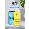 Ochranné tvrzené sklo 9D s černým rámečkem pro iPhone  9D prémiová ochrana pro iPhone