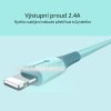 Rychlonabíjecí synchronizační kabel USB - Modrý