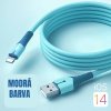 Rychlonabíjecí synchronizační kabel USB - Zelený