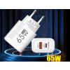 rychlonabíječka 65W port USB C a USB A (5)