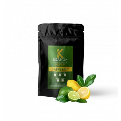 Green Kratom Premium CITRÓN, LIMETKA