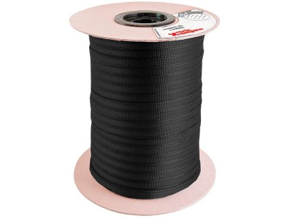Webbing on Bobbin PA 20mm (Barva černá, Velikost 20 mm)