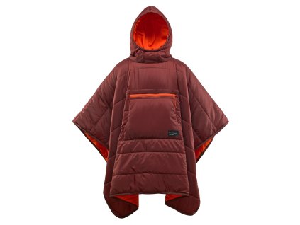 HONCHO PONCHO Mars Red eraLoftové pončo červené