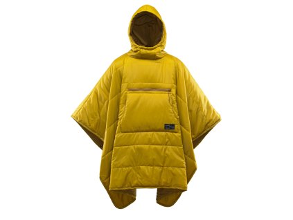 HONCHO PONCHO Wheat eraLoftové pončo žluté