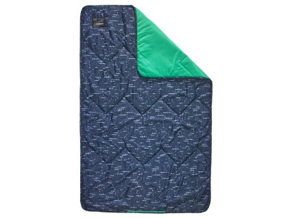 JUNO BLANKET Warp Speed Print eraloftová přikrývka s potiskem (čáry)