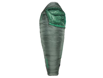 QUESTAR 32F/0C Long Balsam péřový spacák šedozelený