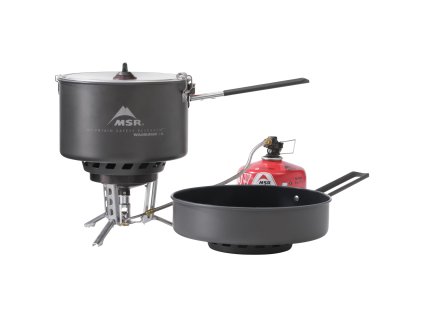 WINDBURNER STOVE SYSTEM COMBO plynový vařič, 2,5 l hrnec a pánvička