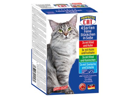 Perfecto Cat Feine Stueckchen in Sosse 12x100g