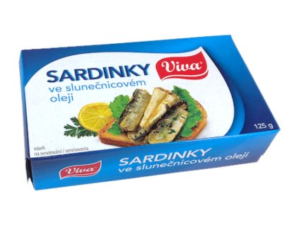 Viva sardinky ve slun oleji 125g