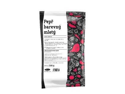 pepř barevný mletý 500g