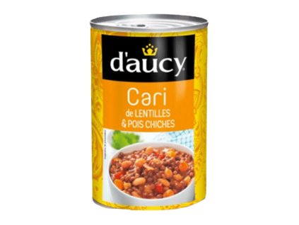 Daucy Cari Lentille Pois Chiches 400g