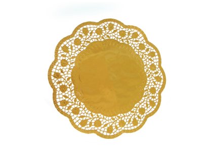 dekoracni krajky kulate zlate 30cm 4ks 65460